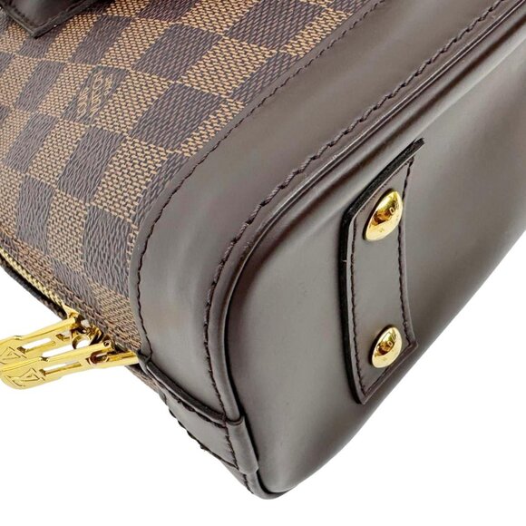 Louis Vuitton  Alma BB Damier Ebene Satchel Shoulder Bag Brown - Picture 7 of 10